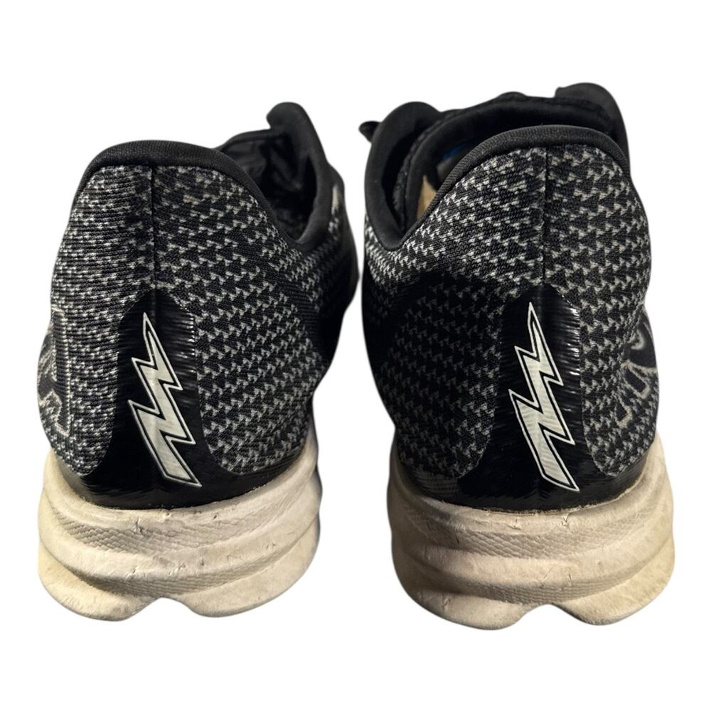 Hoka One Men’s Crescendo MD Black Running Track Sneakers 1134520 BWHT Size 12 W - Picture 6 of 10